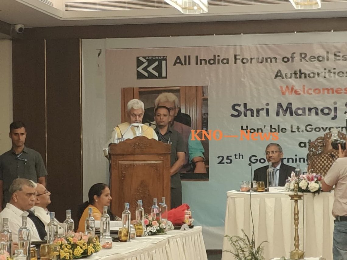 Take advantage of Centre’s support, realize your dreams: LG Sinha urges J&K youthSays PM Modi transforming India into innovation driven society; attends launc