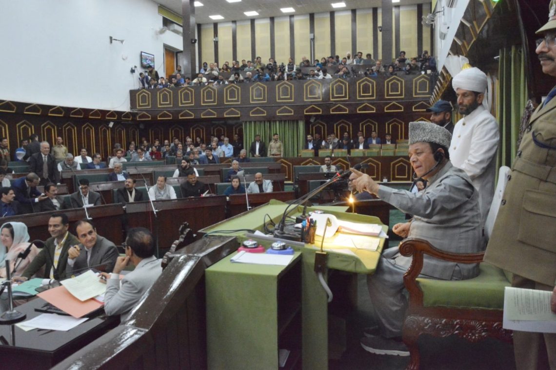 Speaker Declines Sajad Lone’s Adjournment Motion on Reservation Policy