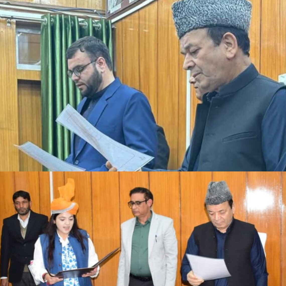 Speaker administers oath to 2 newly elected MLAs in Jammu