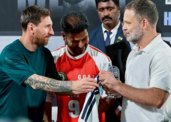 GOAT India Tour 2025: Messi thanks Hyderabad crowd for “love and affection”, fans, players rejoice at witnessing the icon