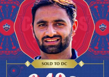 IPL Auction 2026: J&K’s Auqib Nabi Dar snapped up by Delhi Capitals for Rs 8.40 crore