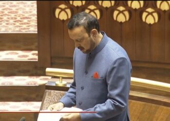 Newly-elected MPs from J&K sworn in as Rajya Sabha members