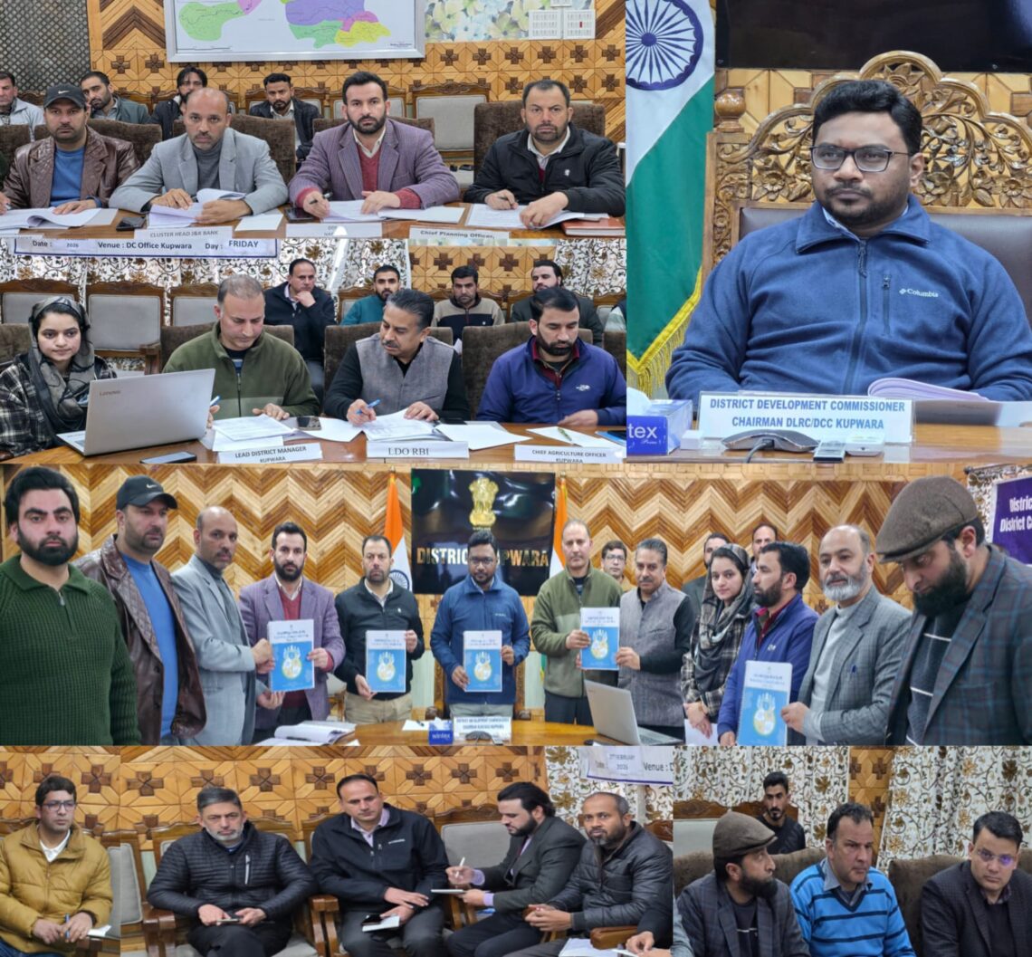 DC Kupwara Chairs DLRC Meeting, Calls for Intensive Efforts in Financial Inclusion and Flagship Schemes Saturation