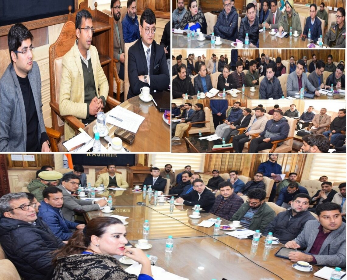 Div Com Kashmir reviews arrangements for 6th Khelo India Winter Games at Gulmarg