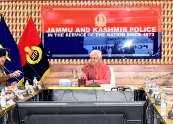 LG Sinha chairs high-level meet to review law and order in Kashmir