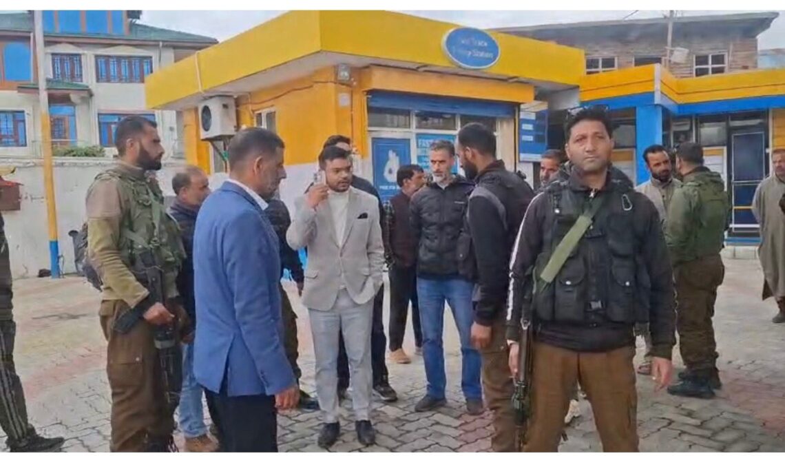 Petrol Pump Sealed in Kulgam for Violating Norms; DC Reviews Fuel Stock Across District