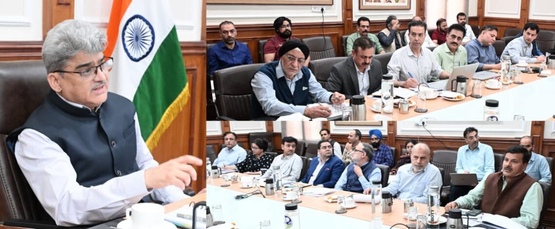 CS sets the ball rolling for identification of AAY beneficiaries for 200 units free electricity Also reviews power sector reforms and solar adoption