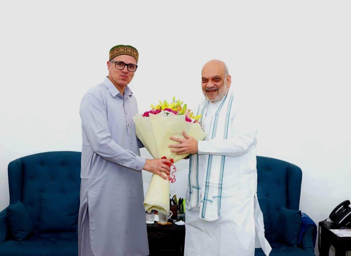 CM Omar Abdullah meets Union Home Minister Amit Shah, discusses Statehood, key issues concerning J&K