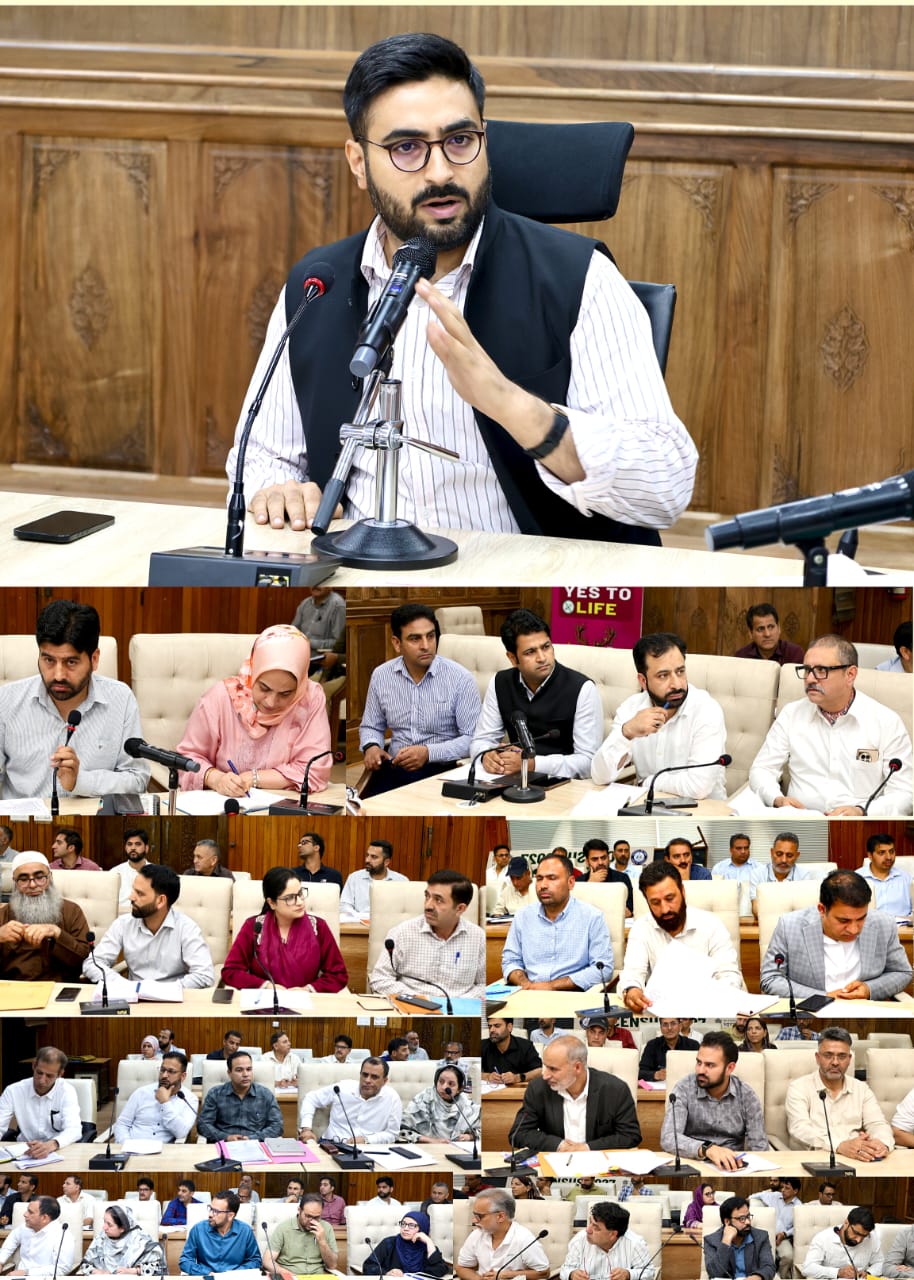 DC Srinagar reviews District Capex Budget 2026-27, Heritage conservation projects, CDF Works