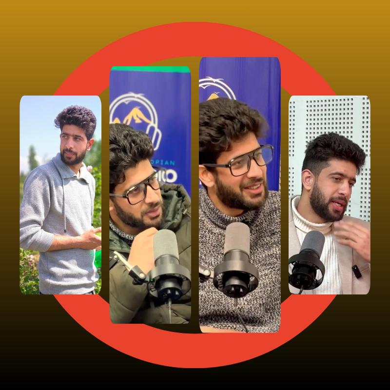 Mir Aasif; A well-known Journalist, Budding Radio Jockey of Kashmir valley