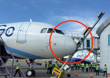 IndiGo Aircraft Hits VDGS Pole During Parking At Srinagar Airport, All Safe